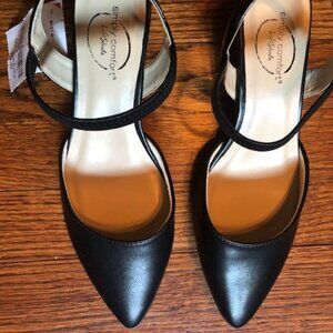 Black Life Stride - Simply Comfort Sling Back Shoe